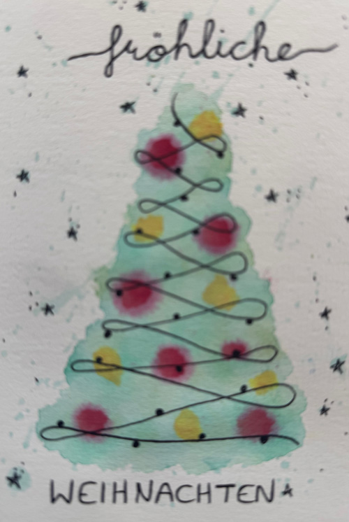 1 Weihnachtskarte 10 kl