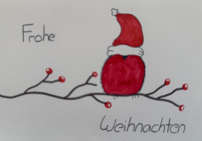 Weihnachtskarte 4 kl