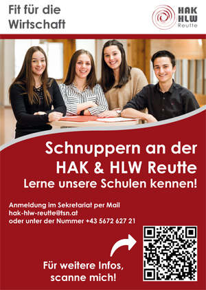 flyer schnuppern HAK & HLW 25