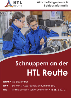 flyer schnuppern HTL 25